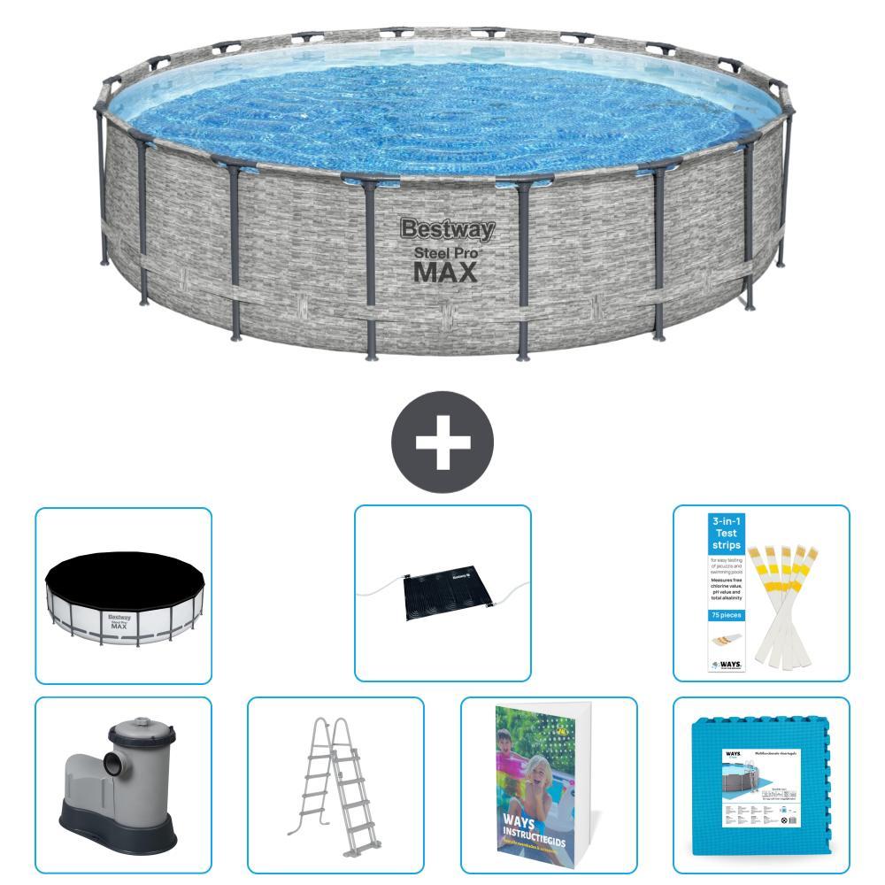 Bestway Steel Pro MAX Rund - 549x122 cm - 6-teilig S621