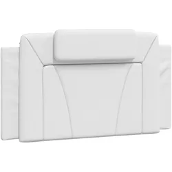 vidaXL Kopfteil-Kissen "Viana" Weiß 100 cm Kunstleder