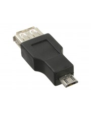 InLine USB-Adapter USB W bis Micro-USB Typ B S 2.0 Schwarz (31604)