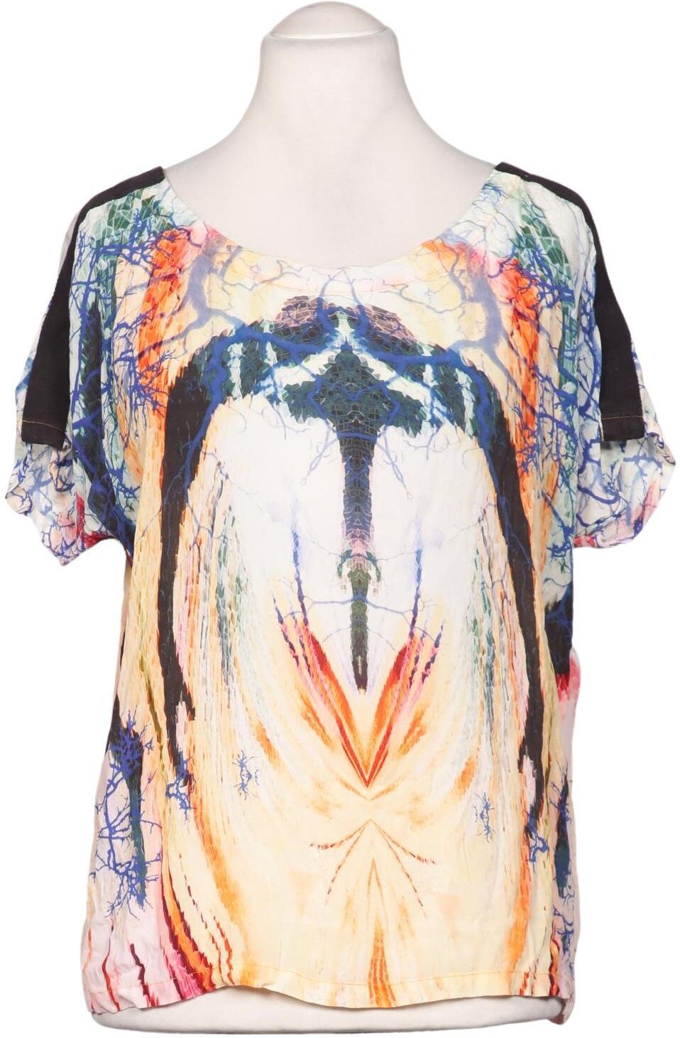 Mos Mosh Damen Bluse, Mehrfarbig, Gr. L, Viskose - Second Hand