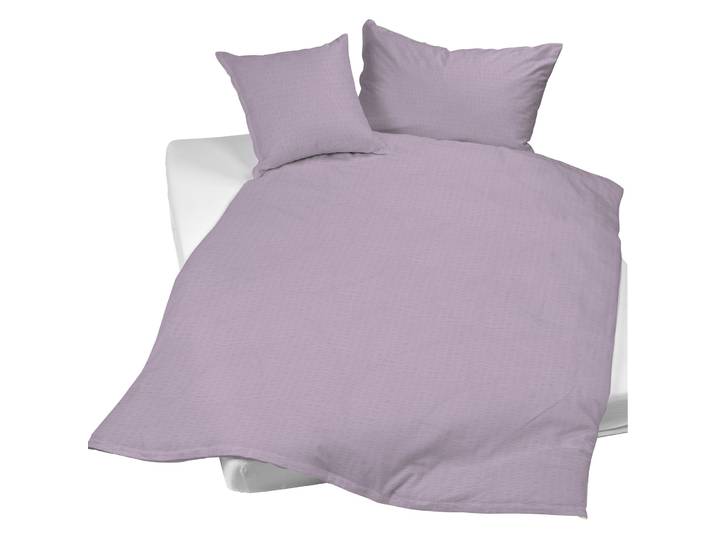 Night Fashion Duvetbezug Edi lavendel Einfarbig Baumwolle 240 x 240 cm - Duvetbezug
