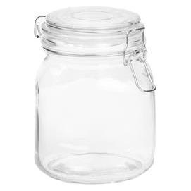 Domoletti Glass Jar In Square Shape 1000ml (1 l) (33034665)