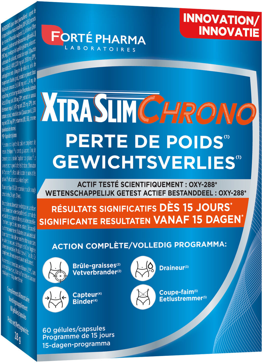 FORTE PHARMA - Forte Xtra Slim Chrono 60 Capsules