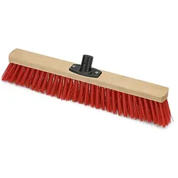 Nölle Saalbesen Elaston mit Power Stick 60 cm Kehrbesen mit Stielhalter für alle gängigen Holzstiele