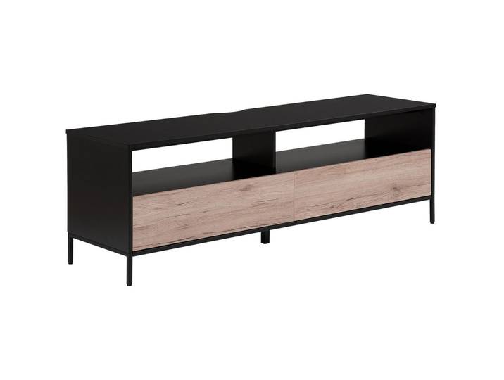TV-MÖBEL Schwarz, Hellbraun SYDNEY 42/150/52 cm