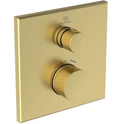 Ideal Standard Ceratherm Navigo Unterputz-Thermostat für Wanne & Dusche, Brushed Gold, 1 Verbraucher
