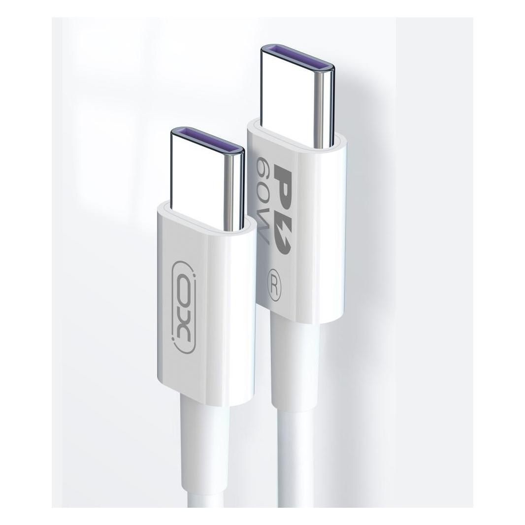 xO Kabel NB-Q190A PD USB-C - USB-C 1,0m 60W weiss (1 m, 60 W) (33469976)