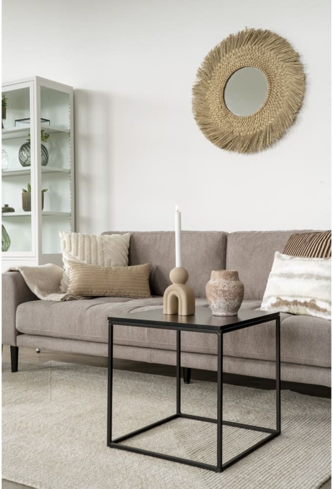 Moloo Table d'appoint noire 45x45 cm Noir 45x45x45cm