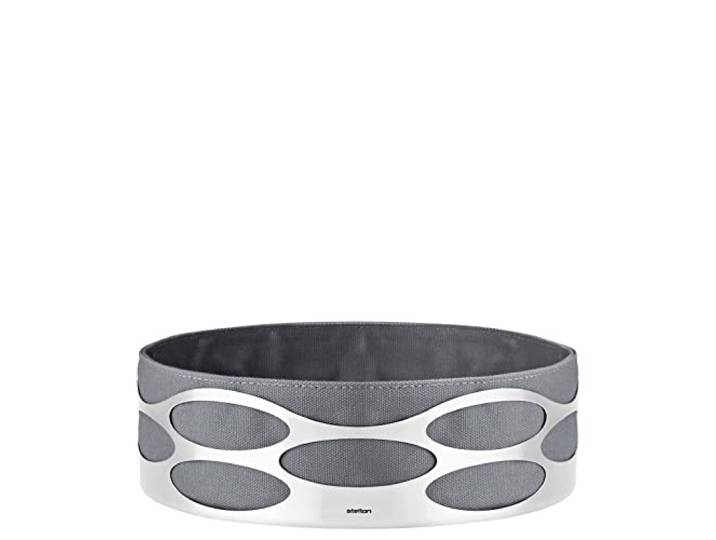Stelton x-28-3-4 Embrace Brotschale, Edelstahl, Taupe, 23 x 23 x 7 cm