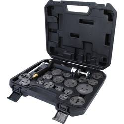 KS Tools 150.2000 Druckluftspindel-Bremskolbenwerkzeug-Satz, 18-tlg