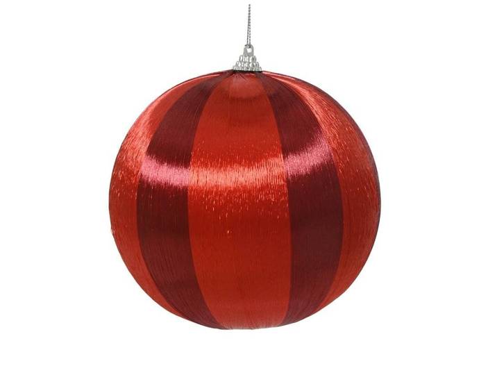 Kerstbal foam 8 cm ossenbloed