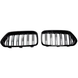Sportgrill Kühlergrill Doppelsteg kompatibel mit passend für BMW X2 F39 17-23 glanz schwarz