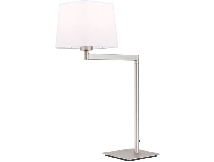 Tischlampe Carlton Nickel satiniert Stahl