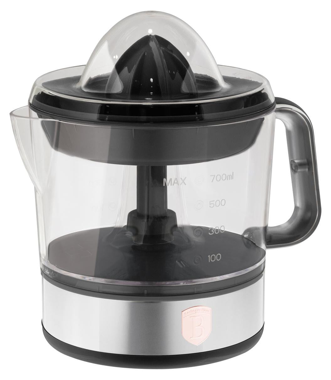 Berlinger Haus Elektrische Citruspers en Sinaasappelpers - Zwart Roségoud - 0,7 l - 40 W