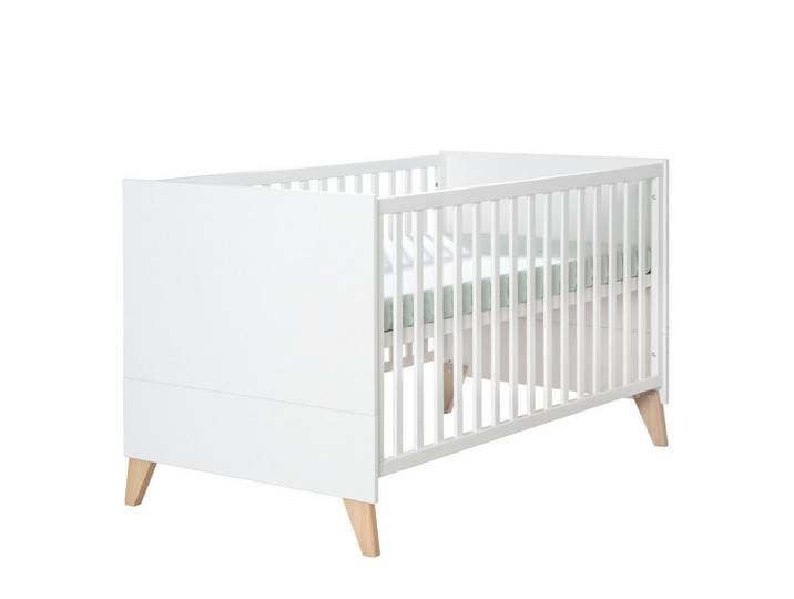 Roba Kombi-Kinderbett 70 x 140 cm Leon, Weiß, Holz, Baby- und Kindermöbel, Babyzimmer, Babybett, Gitterbett