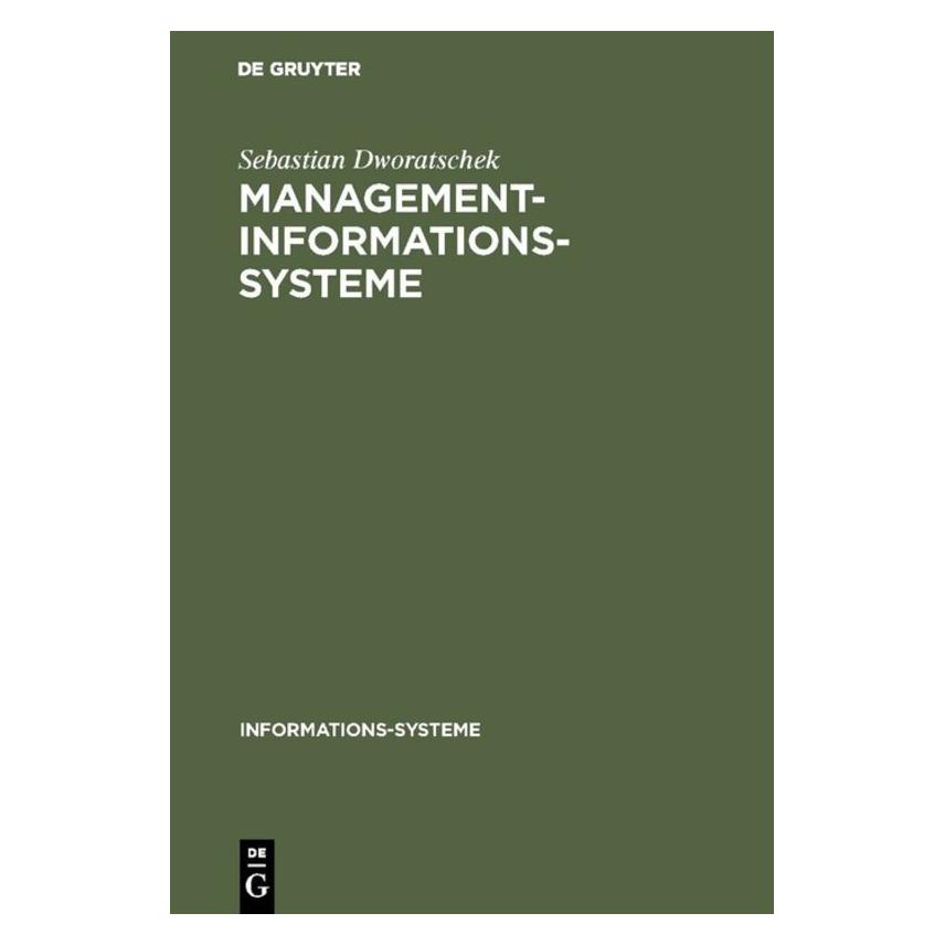 De Gruyter Management-Informations-Systeme (Deutsch, Sebastian Dworatschek, 1971) (39025381)