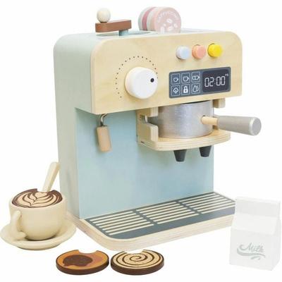 SpielMaus Küce Holz Kapsel-Kaffeemaschine, mit Zubehör