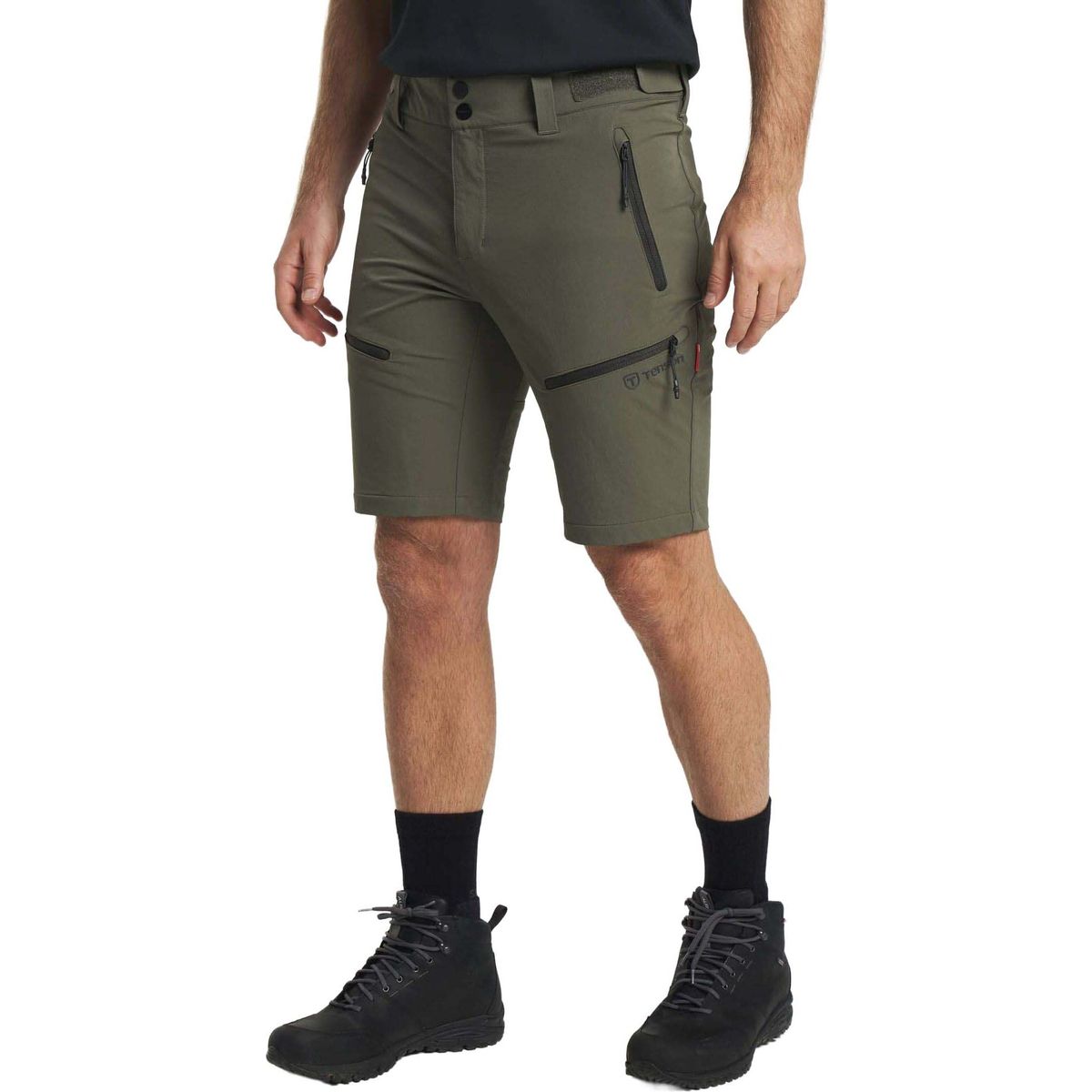 Tenson Txlite Flex Shorts Men dark olive (685) S 465018066-685-4