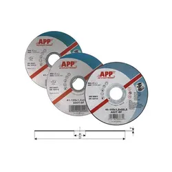 APP INOX Trennscheiben f. Edelstahl gerade Ø125mm x 1,6mm x 22,2, 10er-Pack
