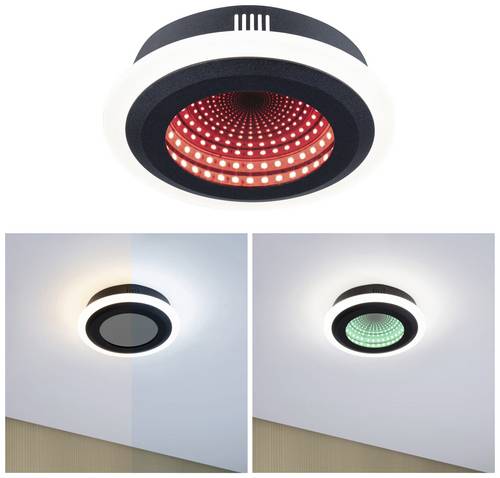 Paulmann 71037 Spaceglow LED-Deckenleuchte LED 14W Schwarz (matt)