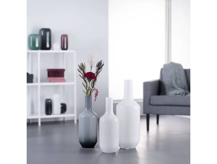 Vase IV Ø 18cm Blanc/Blanc