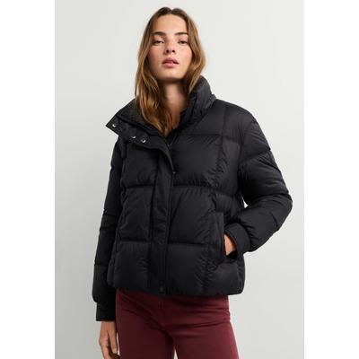 Wintermantel PEPE JEANS "Wintermantel LAUREN SHORT", Damen, Gr. XL, schwarz, 100% Polyester, Mäntel Wintermantel