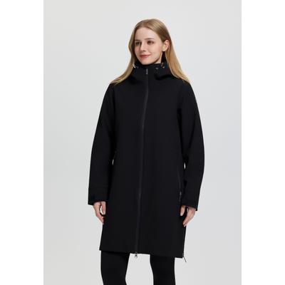 Funktionsmantel LUHTA "Luhta Mantel Ailio", Damen, Gr. 44, schwarz, Stoff, 100% Polyester, normal, Mäntel
