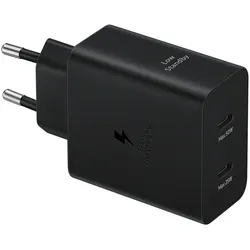 Samsung Ladegerät USB-C Duo mit Kabel (Black)