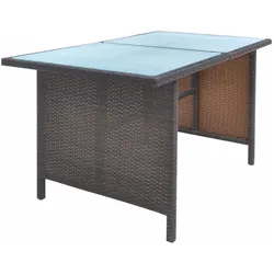 vidaXL, Gartentisch + Balkontisch, Narenilla (120 x 70 x 66 cm)