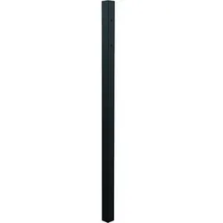 Zaunsystem Chaussee und Circle Klobenpfosten-matt schwarz-1700 mm