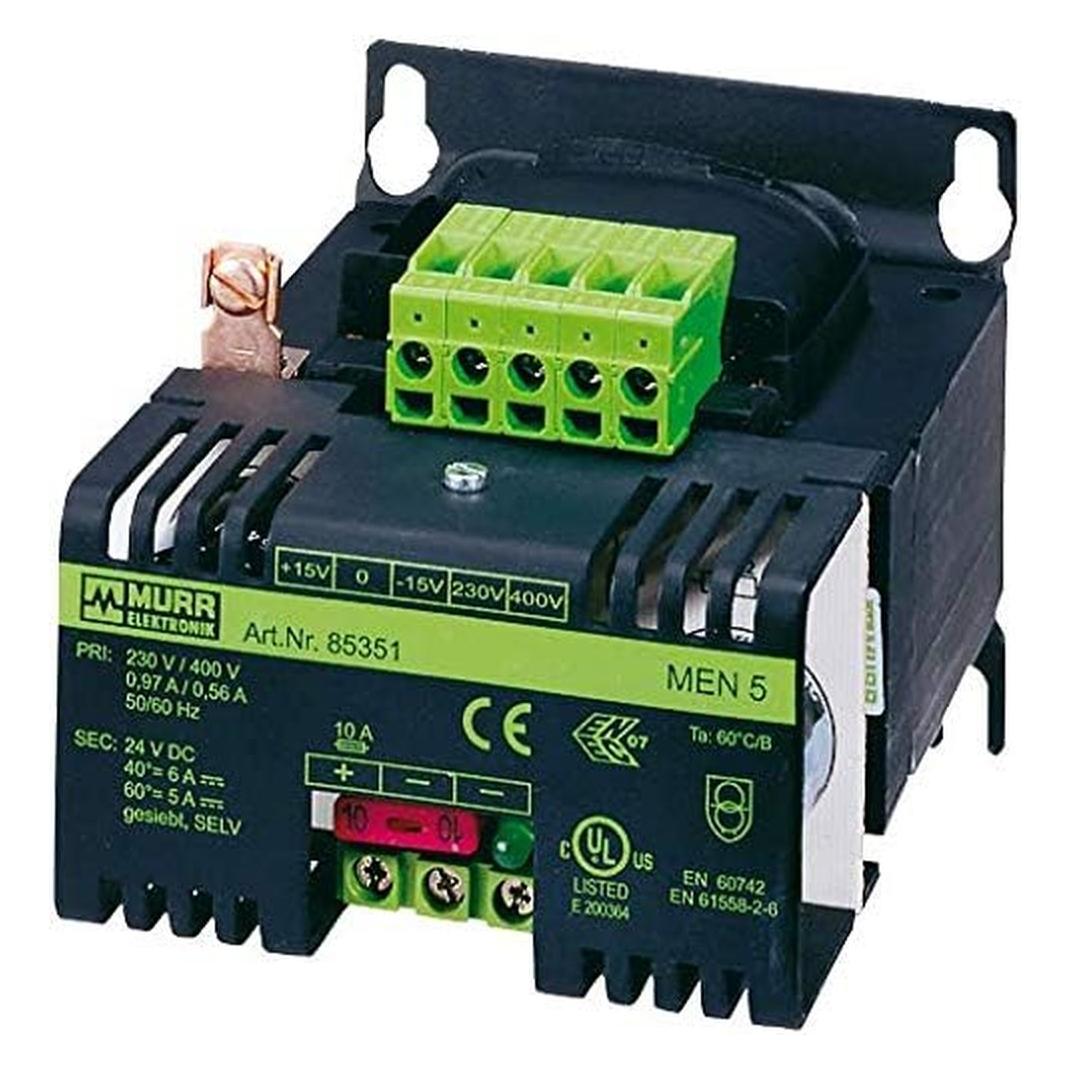 Murr Elektronik sal Netztransformator 1 x 230 V/AC, 400 V/AC 24 V/DC 5 A (85351)