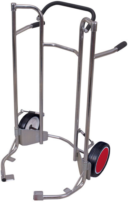 VARIOfit Chariot à pneus bas galvanisé, pneus pleins en caoutchouc (sk-710.313)