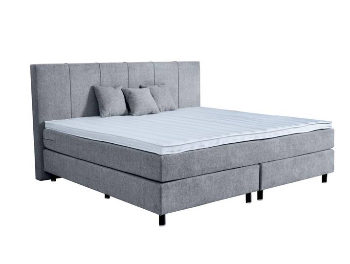 Moderano Boxspringbett MAXI, dunkelgrau, Stoff