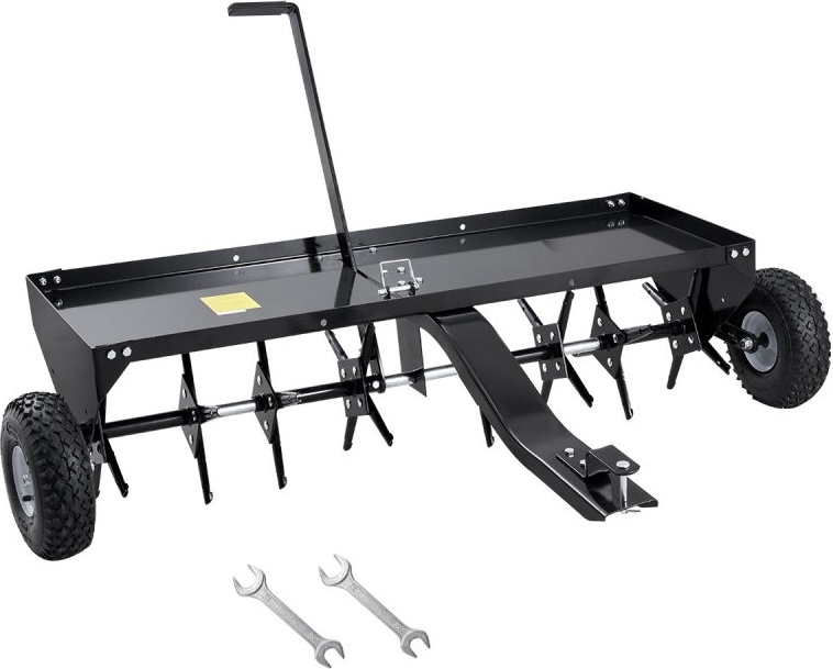 Rasenbelüfter Aerifizierer - Anhängebelüfter für Aufsitzmäher - 1500x980x885mm Größe - Rasenpflege Gerät