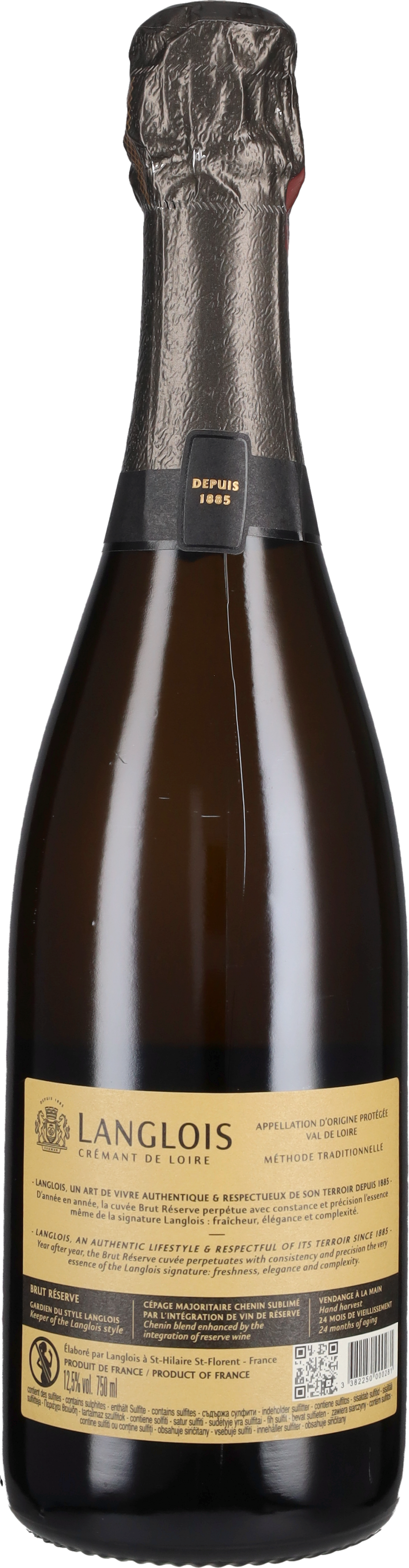 Cremant de Loire Brut Reserve Langlois Chateau