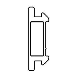 HSK Ersatzteile Magnetprofil 180°, Chrom, E100056-1-S-41 E100056-1-S-41