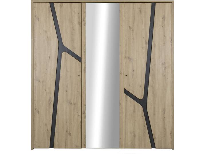 Kleiderschrank Alana eiche Holzwerkstoff B 60 cm