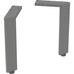 Geberit Set Füße schmal (2 St.), H:22,5cm lava / pulverbeschichtet matt