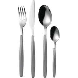 Guzzini 110700178 My Fusion Besteck ABS, Besteck, Grau