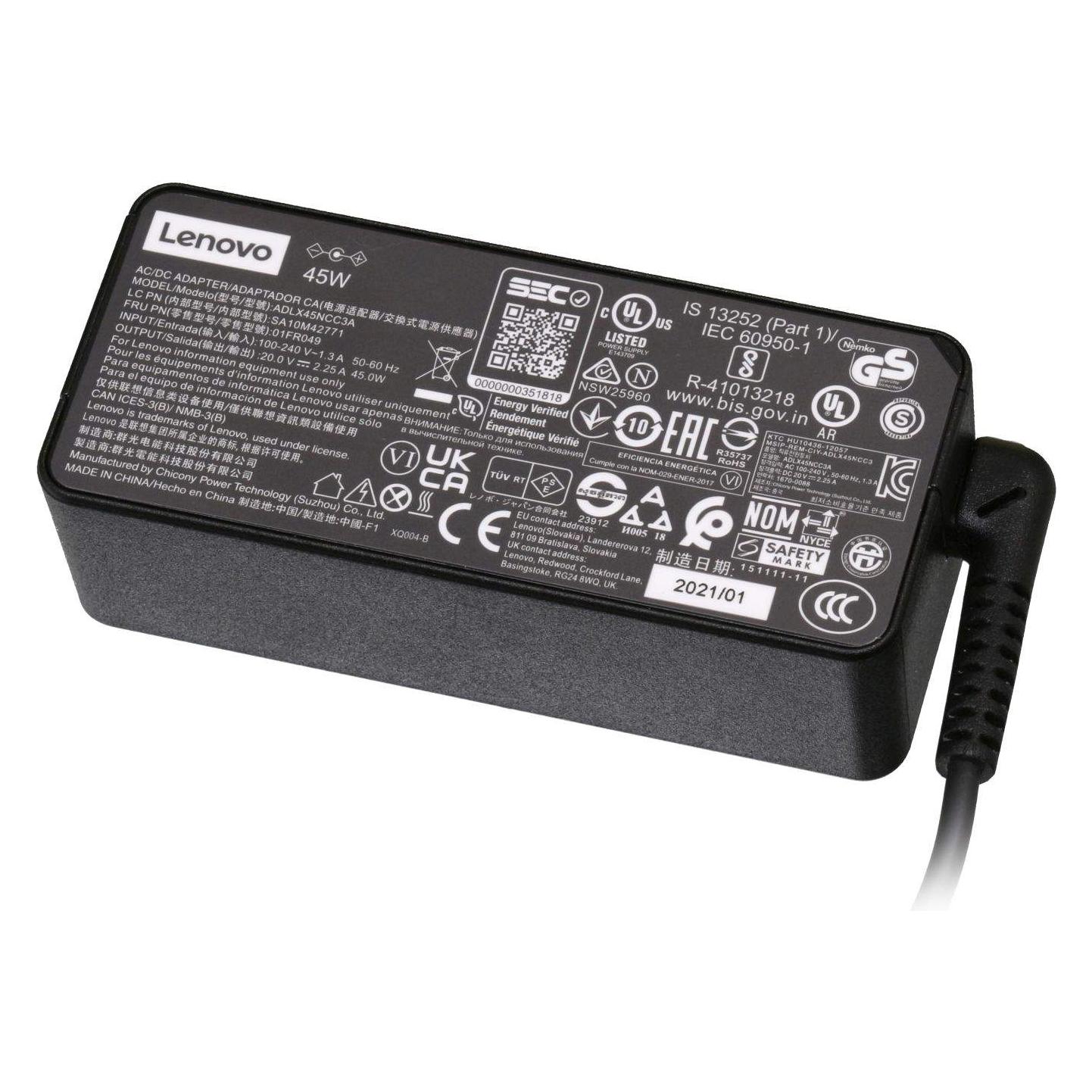 Lenovo Netzteil Wechselstrom 100-240 V (45 W) (01FR000)