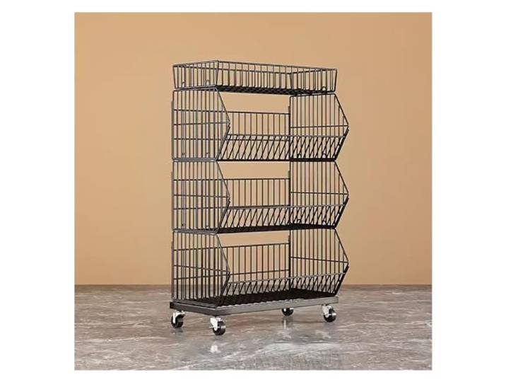 Snack-Organizer, Snack-Organizer for die Arbeitsplatte(Black,60x45x110cm)