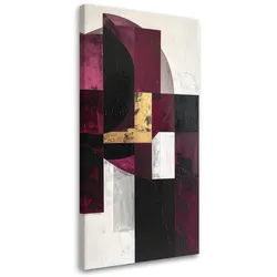 LEINWANDBILD 3D und geometrisch 40x80cm