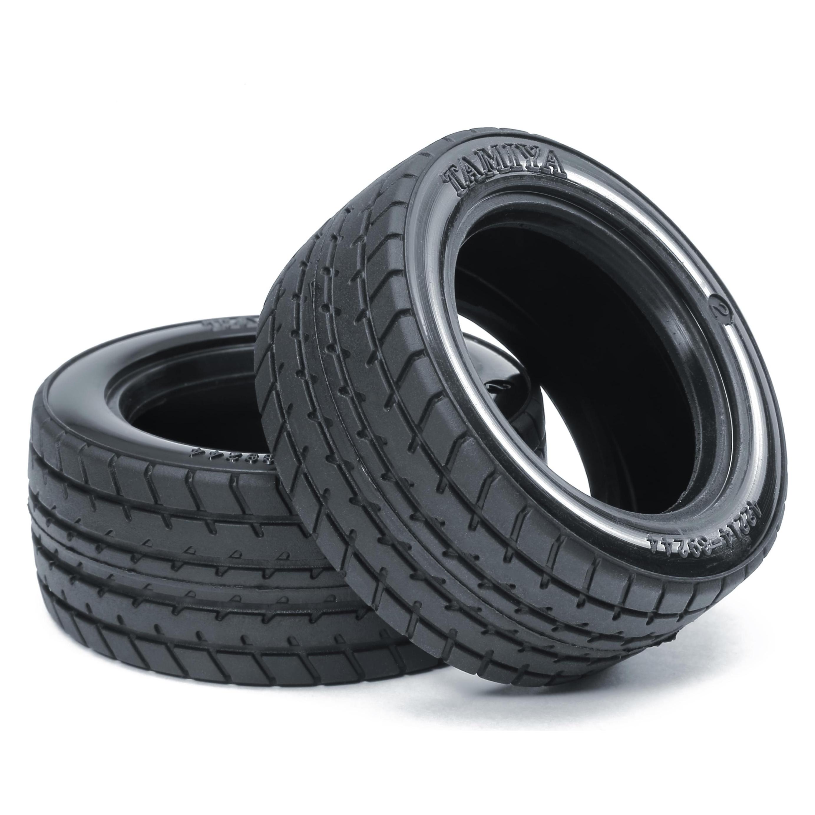 Tamiya M-Chassis 60D Super Radial Tires (Hard,2pcs) (TAM 54999)