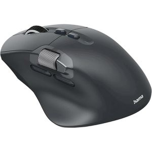 Hama Maus Multi-Device-Maus WM-900, 173097, 10 Tasten, 3200 dpi, kabellos, schwarz