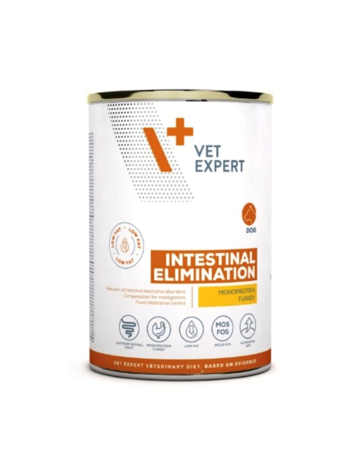 VetExpert Veterinary Diet Intestinal Fat Dog Mono - Nassfutter für Hunde - 400g