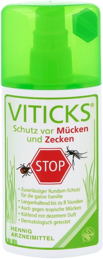 Viticks Schutz vor Mücken und Zecken Sprühflasche