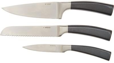 Valerie Bertinelli 3-Piece SS Metallic Knife Set Model