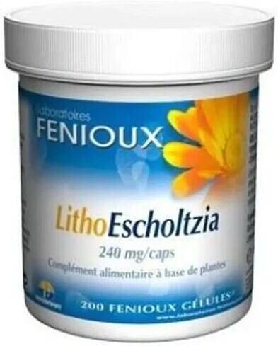 Fenioux Litho Escholtzia 240 mg 200 capsules 48 gr