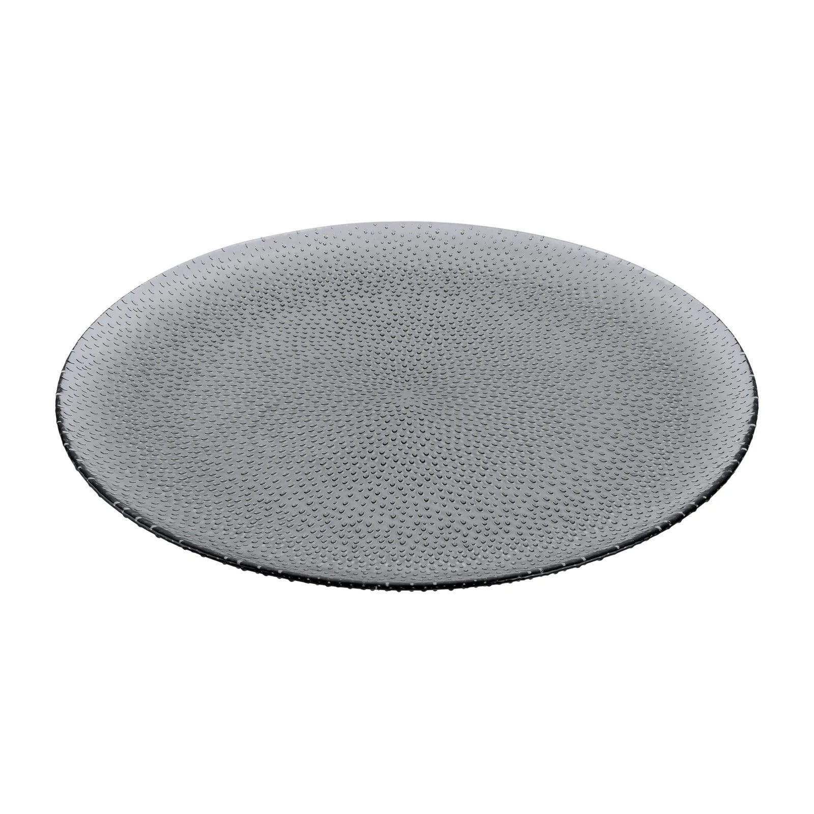 Aida Raw glazen bord Smoke Ø27 cm