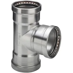 Viega, Zubehör Sanitärinstallation, GmbH & Co.KG T-Stück Sanpress Inox XL ES m SC-Cont. reduziert 108,0x54x108,0mm